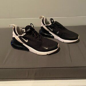 Women's Nike Air Max 270 Sneakers - Black and White - Size 8